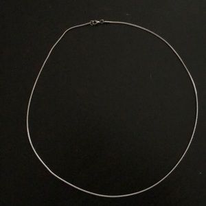 22in Silver Clasp Chain